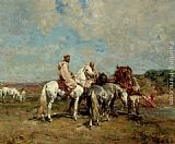 Henri Emilien Rousseau A Rest at the Oasis painting